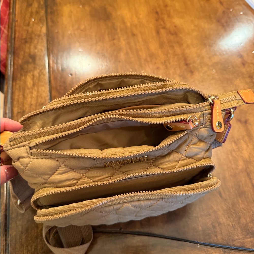 MZ Wallace Quilted Crossbody Bag in Brown - Picture 6 of 8